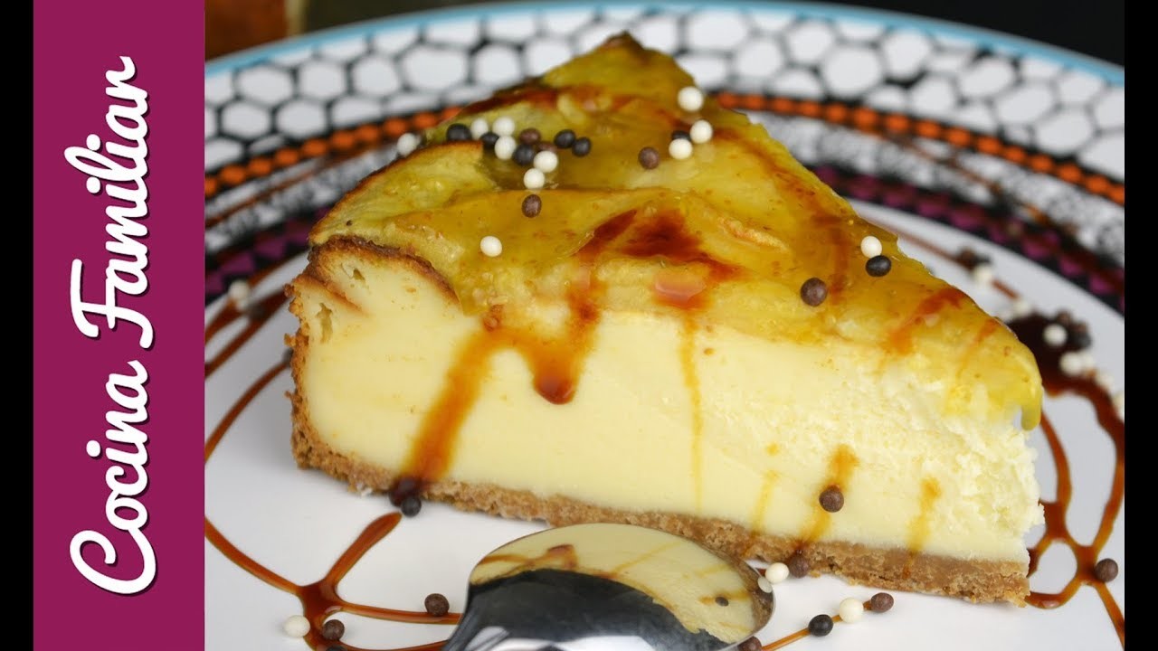Receta de tarta de queso con manzana paso a paso | Recetas caseras de Javier Romero