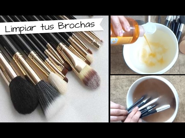 Chuladas Creativas :: Cómo Limpiar bien las brochas de maquillaje :: Tips Sammily