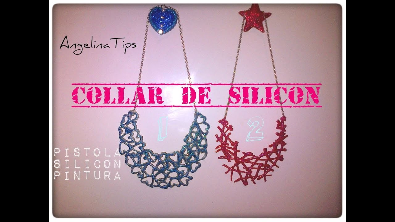 ♔Collar de Silicon Rápido y Fácil Nro 1♔DIY