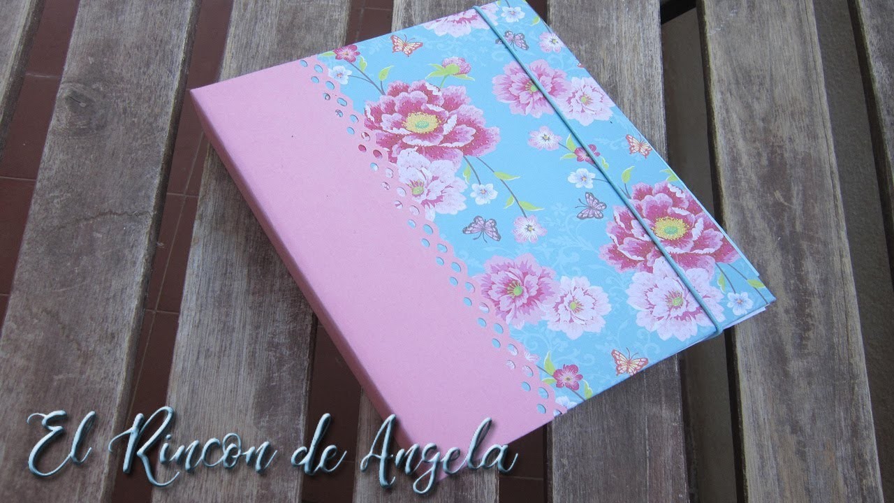 Como hacer tu agenda con cuadernos reciclados-Encuadernacion Bind it all- Le petit papillon