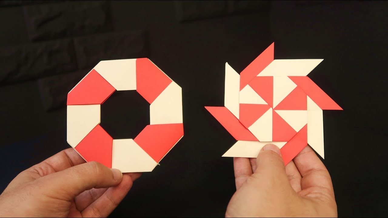 Como hacer una ESTRELLA NINJA transformable de papel