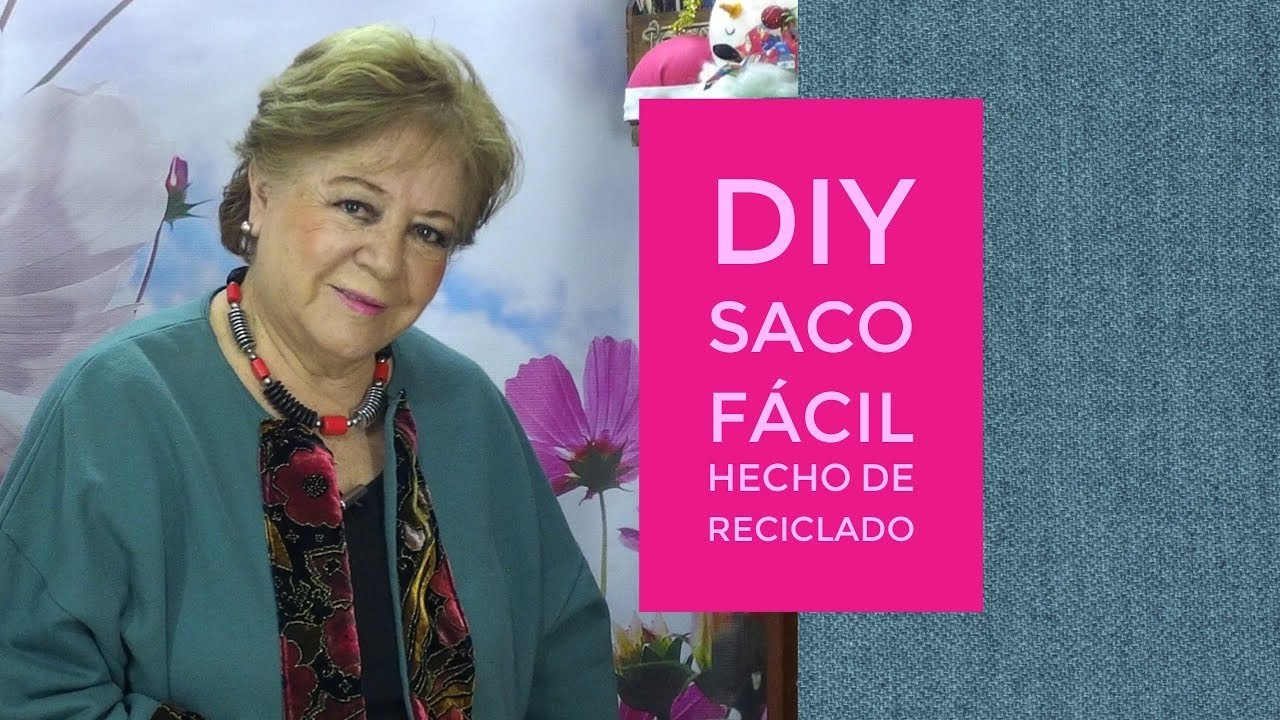 DIY - SACO FÁCIL HECHO DE RECICLADO. EASY RECYCLING COAT
