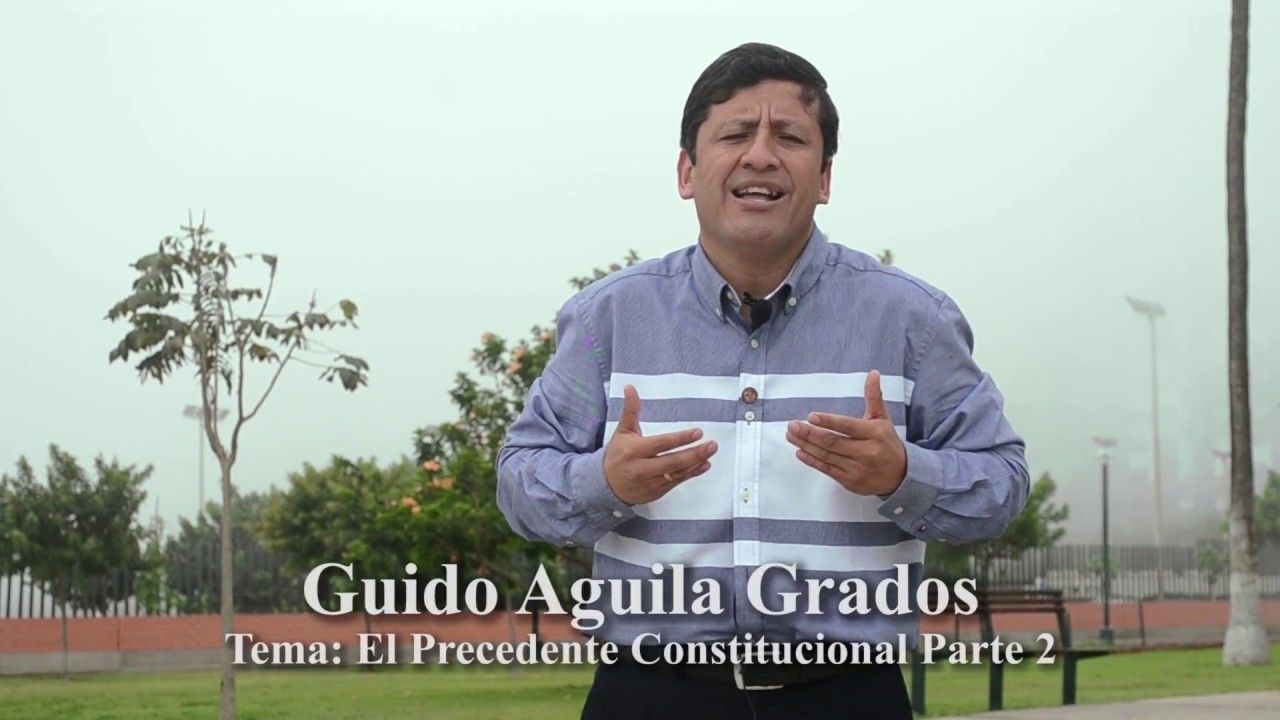 EL PRECEDENTE CONSTITUCIONAL Parte 2 - Tribuna Constitucional 04 - Guido Aguila