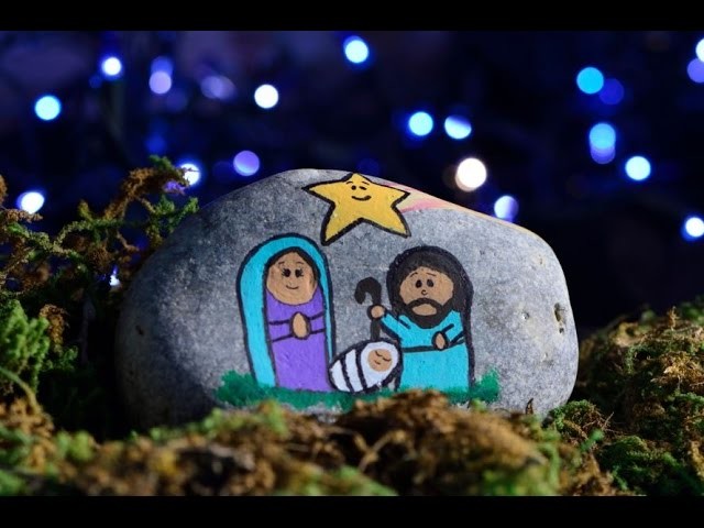 Manualidad | Mini Nacimiento en Piedra