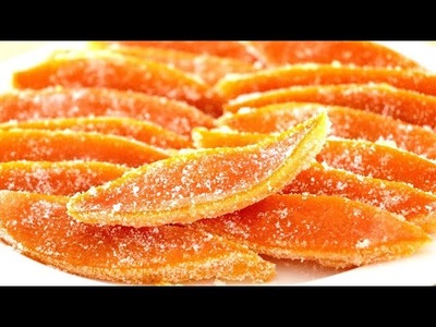 Naranja escarchada casera - Receta fácil