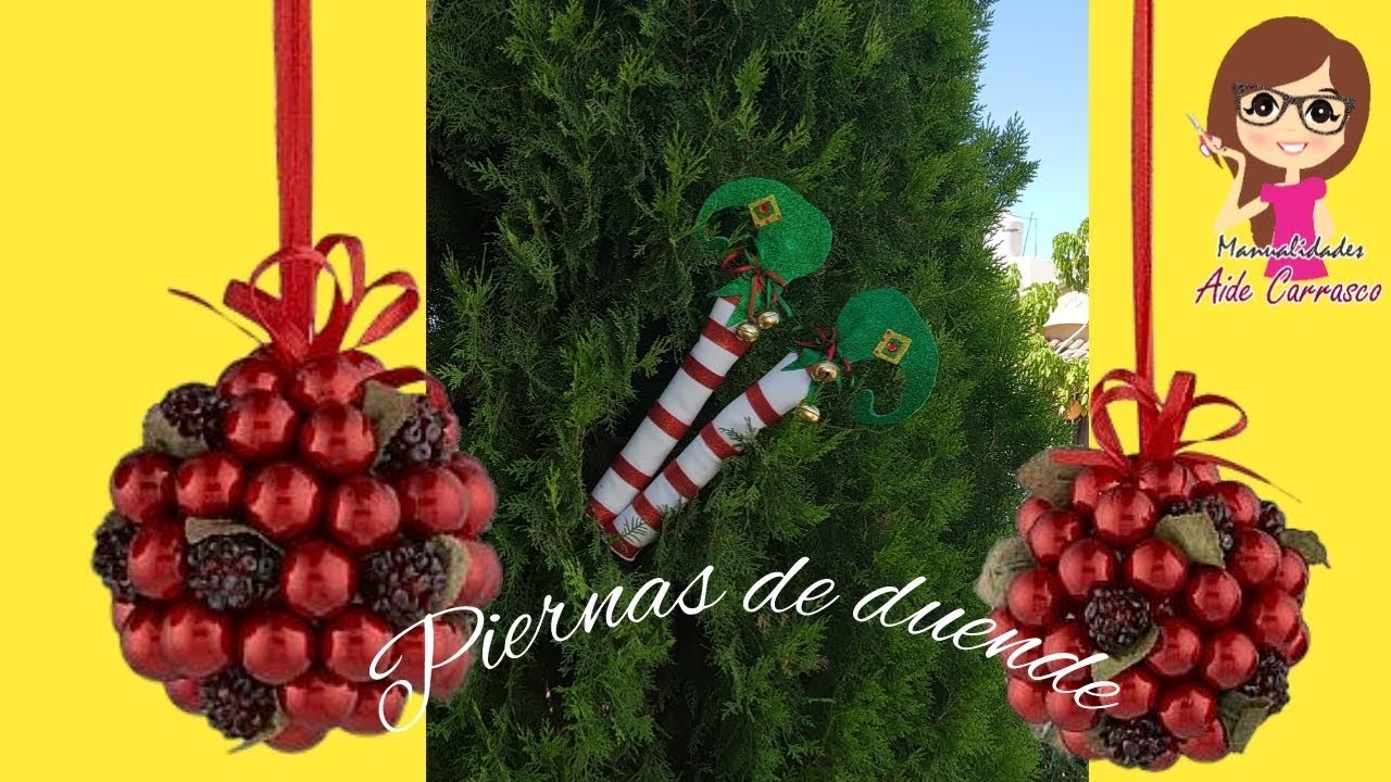 PIERNAS DE DUENDE PARA DECORAR   ARBOL DE NAVIDAD