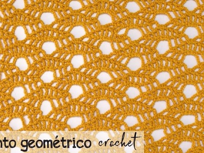 Punto geométrico reversible tejido a crochet - Tejiendo Perú