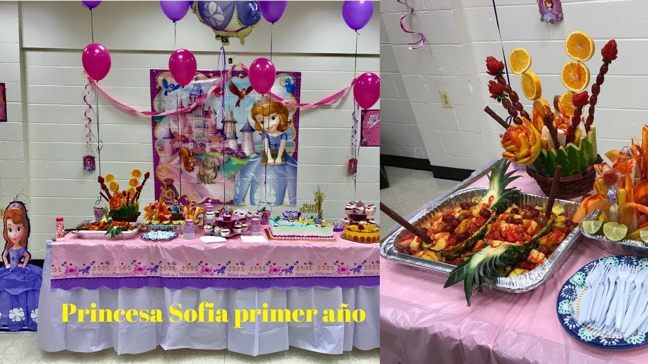 Sofia The First Birthday Party Ideas!! Decoracion de la Princesa Sofia????????