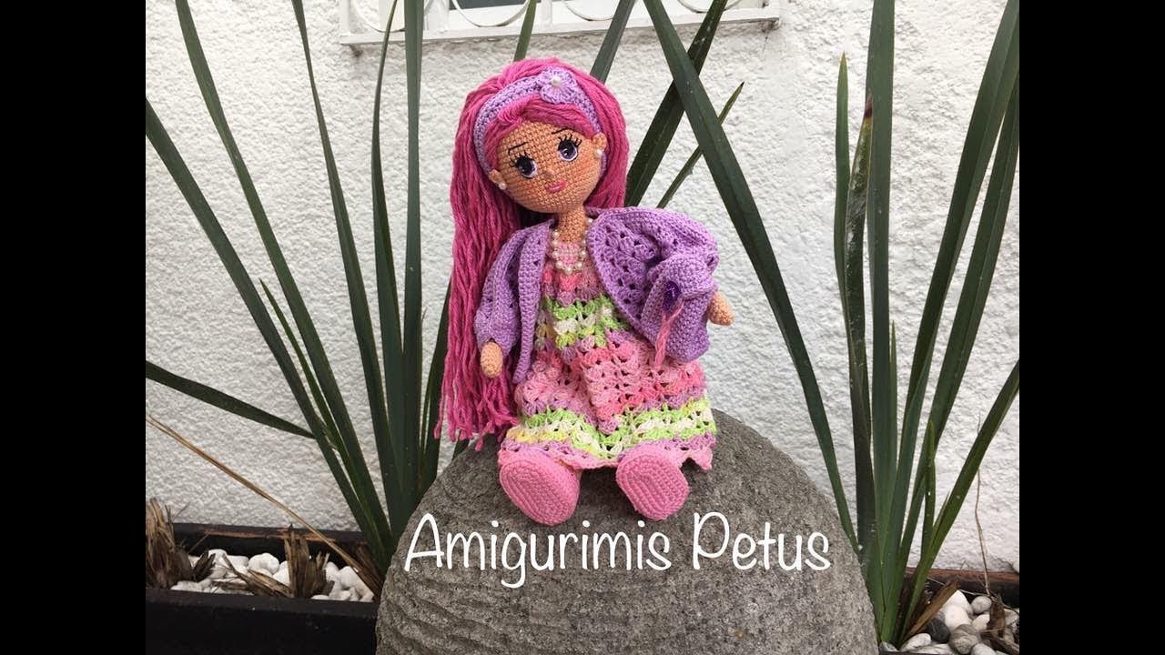 Sueter en crochet muñeca Melany amigurumis by Petus  6.9