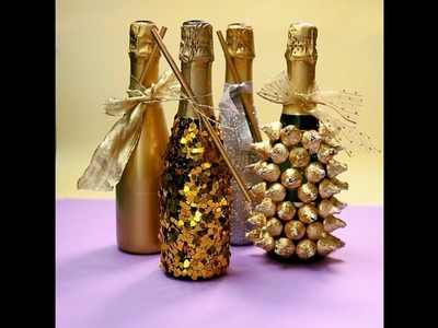 4 formas de decorar tu champaña en año nuevo