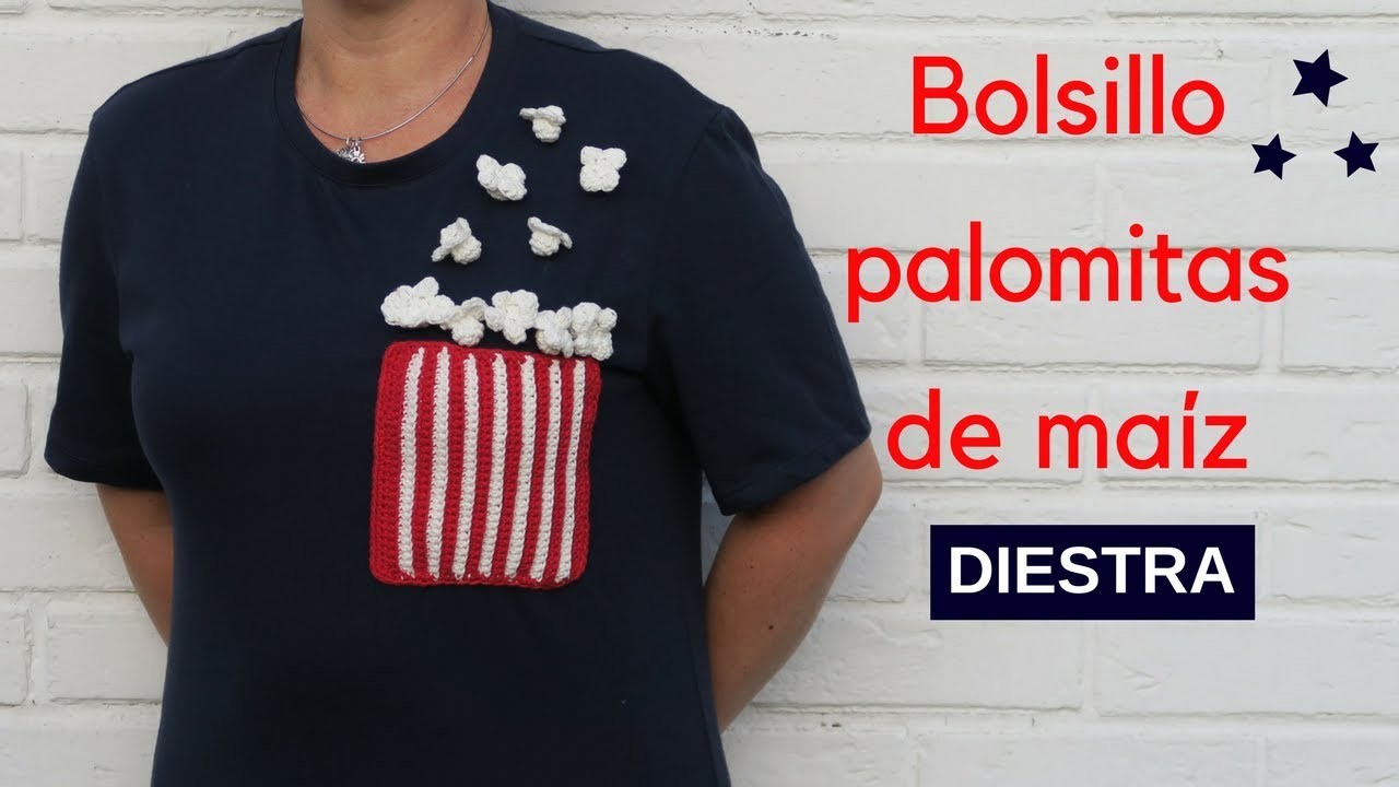 BOLSILLO PALOMITAS DE MAIZ | DIESTRA | CHIC DIY
