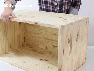 Cómo hacer caja de madera con ruedas