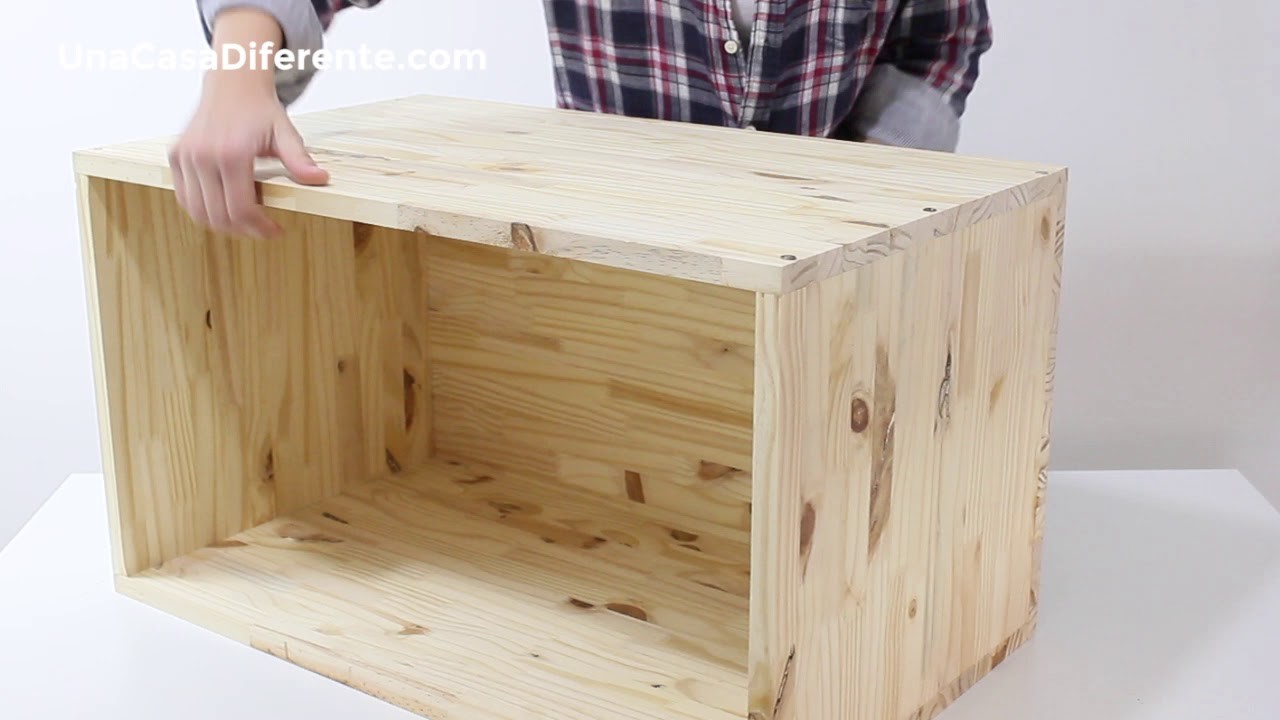 Cómo hacer caja de madera con ruedas