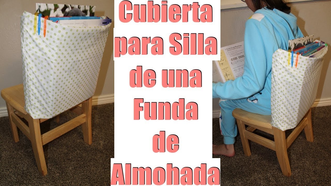 Cubierta Para Silla de una Funda de Almohada.