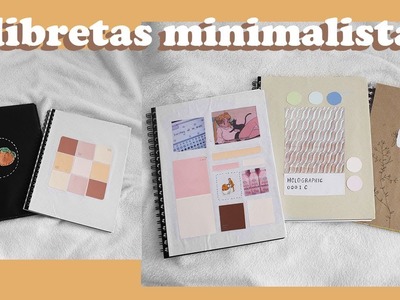 DECORA TUS LIBRETAS TUMBLR | estilo minimalista aesthetic