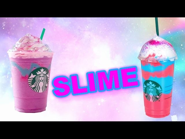 ???? FRAPPE UNICORNIO de Starbucks | SLIME | SIN BORAX