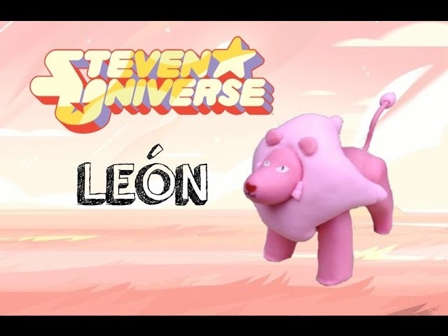 LEÓN Steven Universe porcelana fría. lion clay tutorial