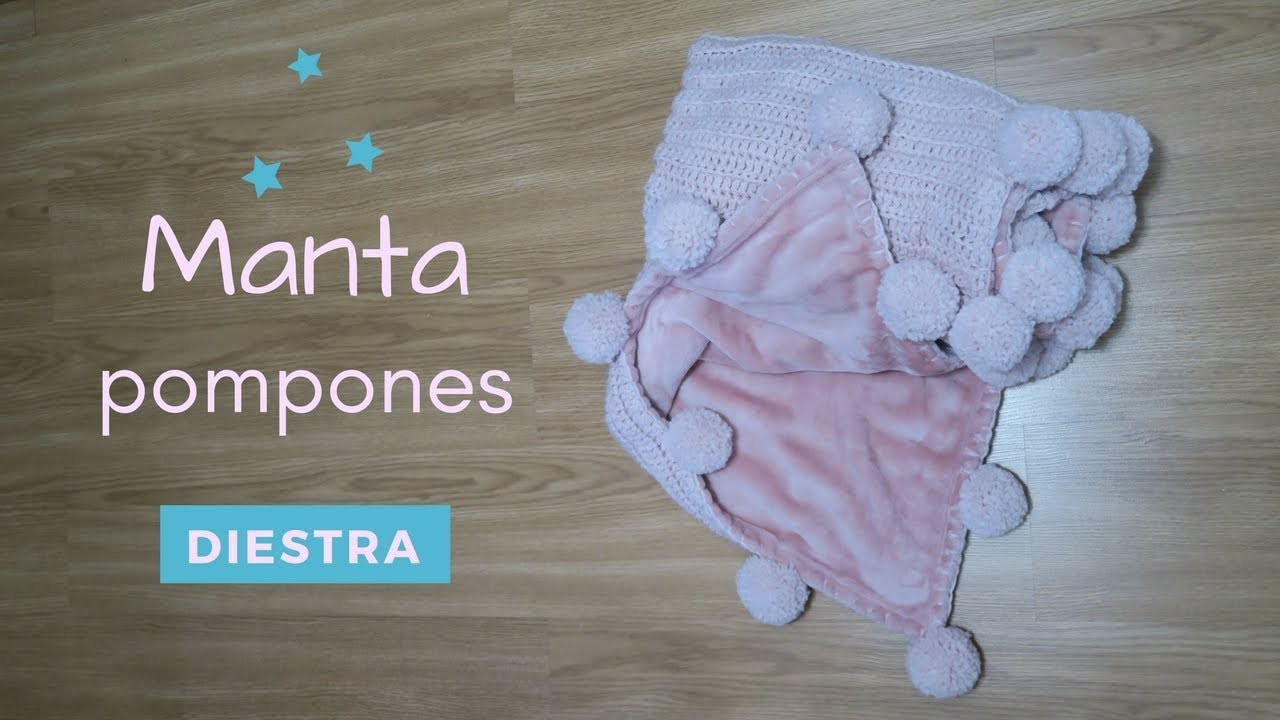 MANTA POMPONES | DIESTRA | CHIC DIY