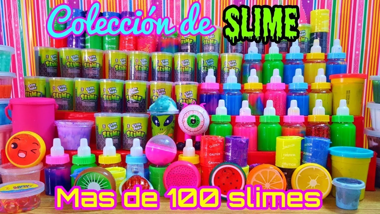 Mi colección de slime mas de 100 slimes