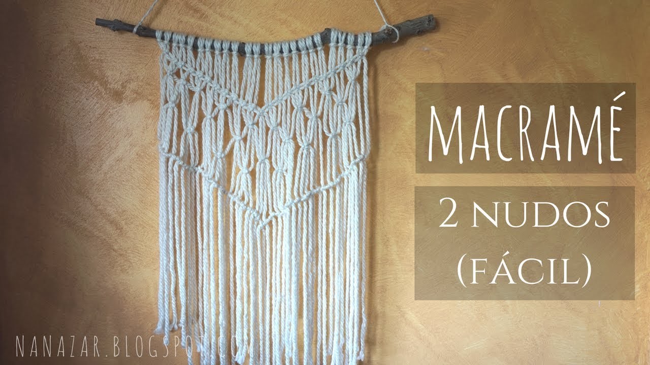 Tapiz Macramé (Wall macrame tapestry)