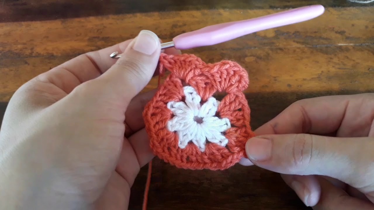 Bolso a crochet "flor africana" parte 1