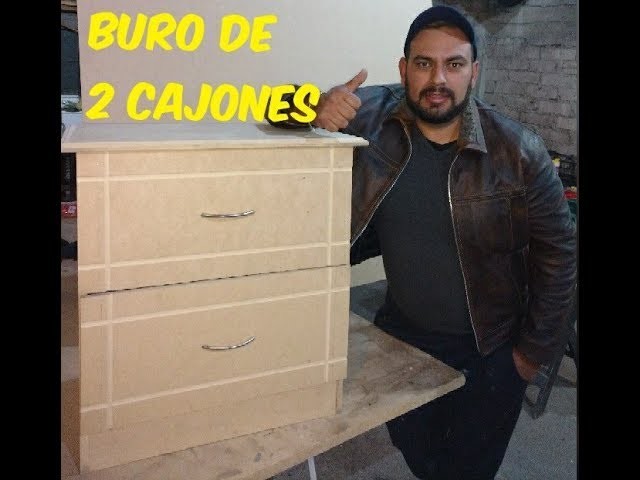 BURO DE 2 CAJONES