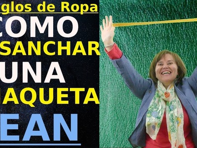 Como ensanchar una chaqueta jean o vaquera