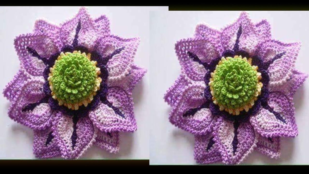 Como Hacer Flor Primaveral  Tejidos en Crochet
