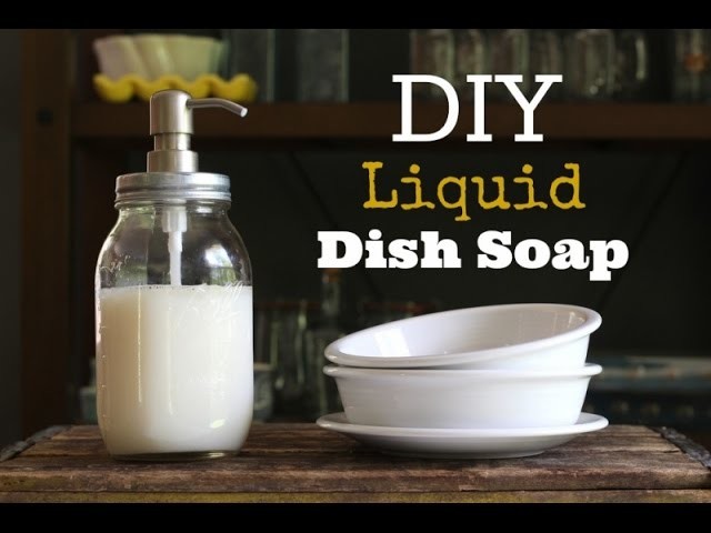 Como hacer jabón liquido para platos FACIL!