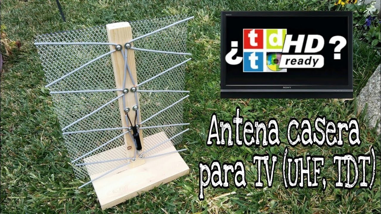 Como hacer una antena de TDT casera y gratis - QUE GUAPO TIO