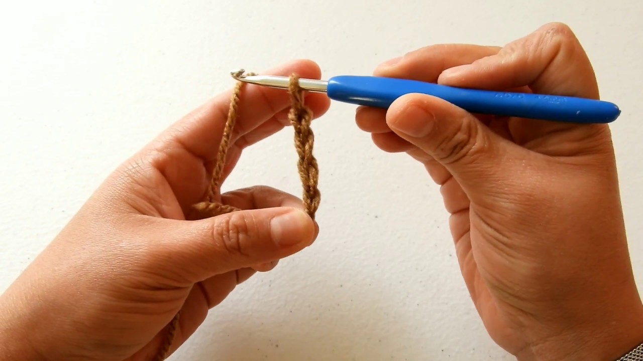 Cómo tejer punto alto sin cadena base. Crochet Adriana