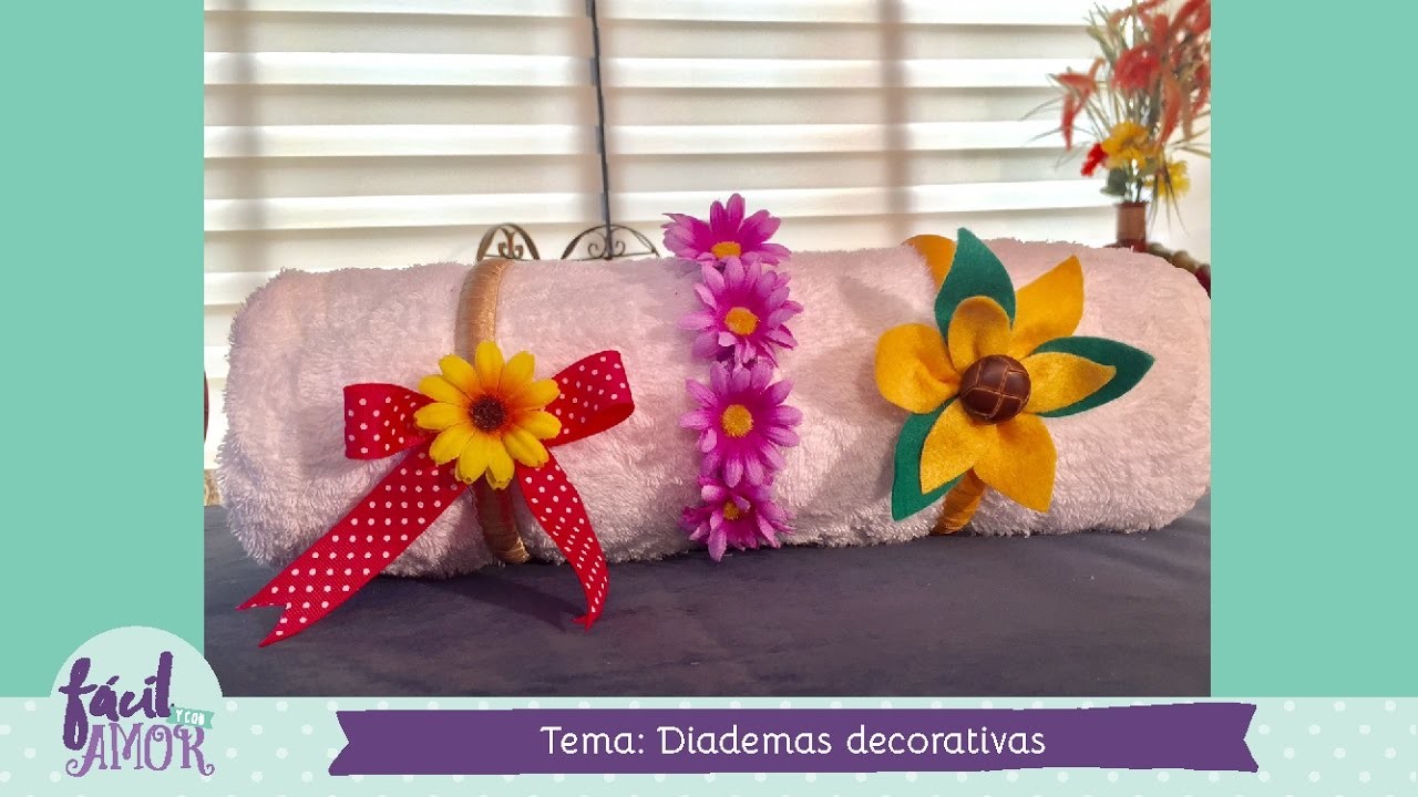 Diademas decoradas   FÁCIL & CON AMOR