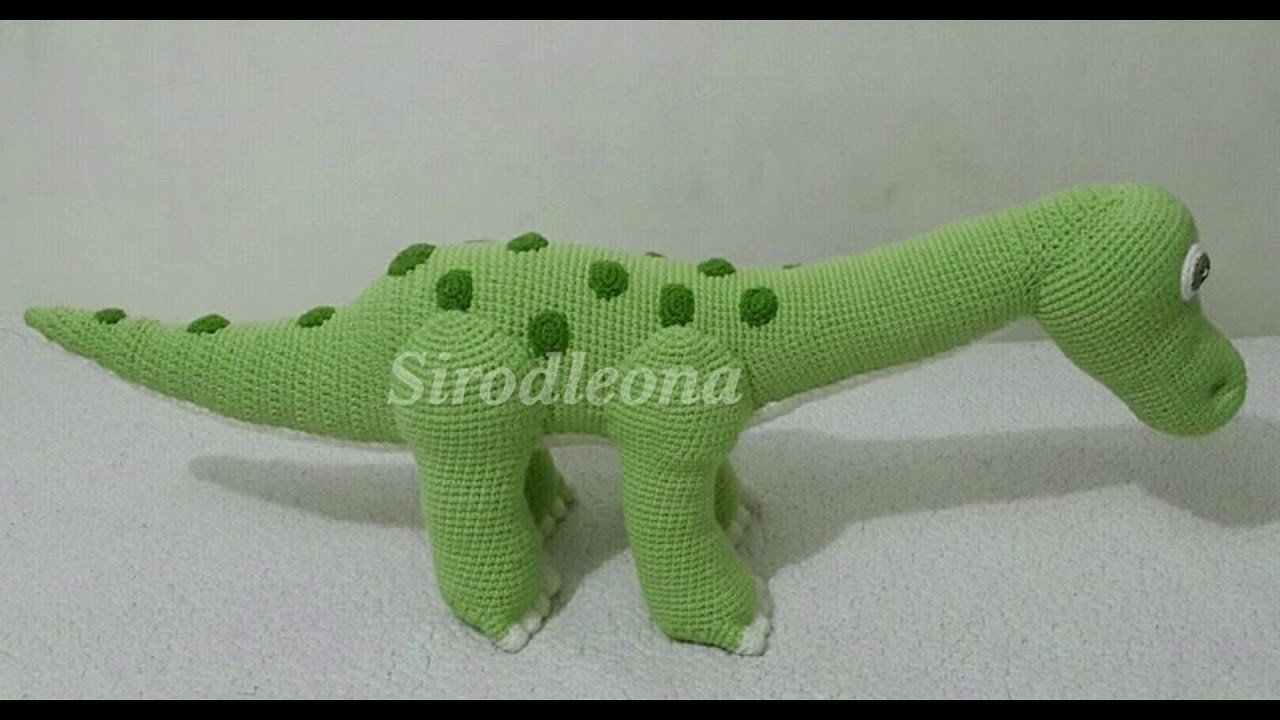 Dinosaurio Cuello Largo tejido a crochet