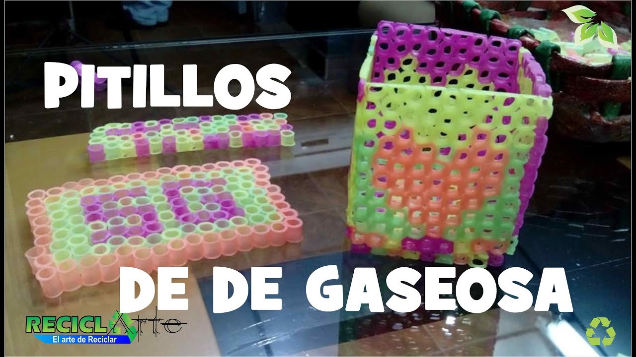 DIY TARJETERO EN PITILLOS DE GASEOSA.REFRESH CARD IN Pitillos