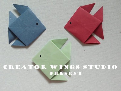 Fish Origami , Como hacer unpez de papel , พับปลากระดาษ