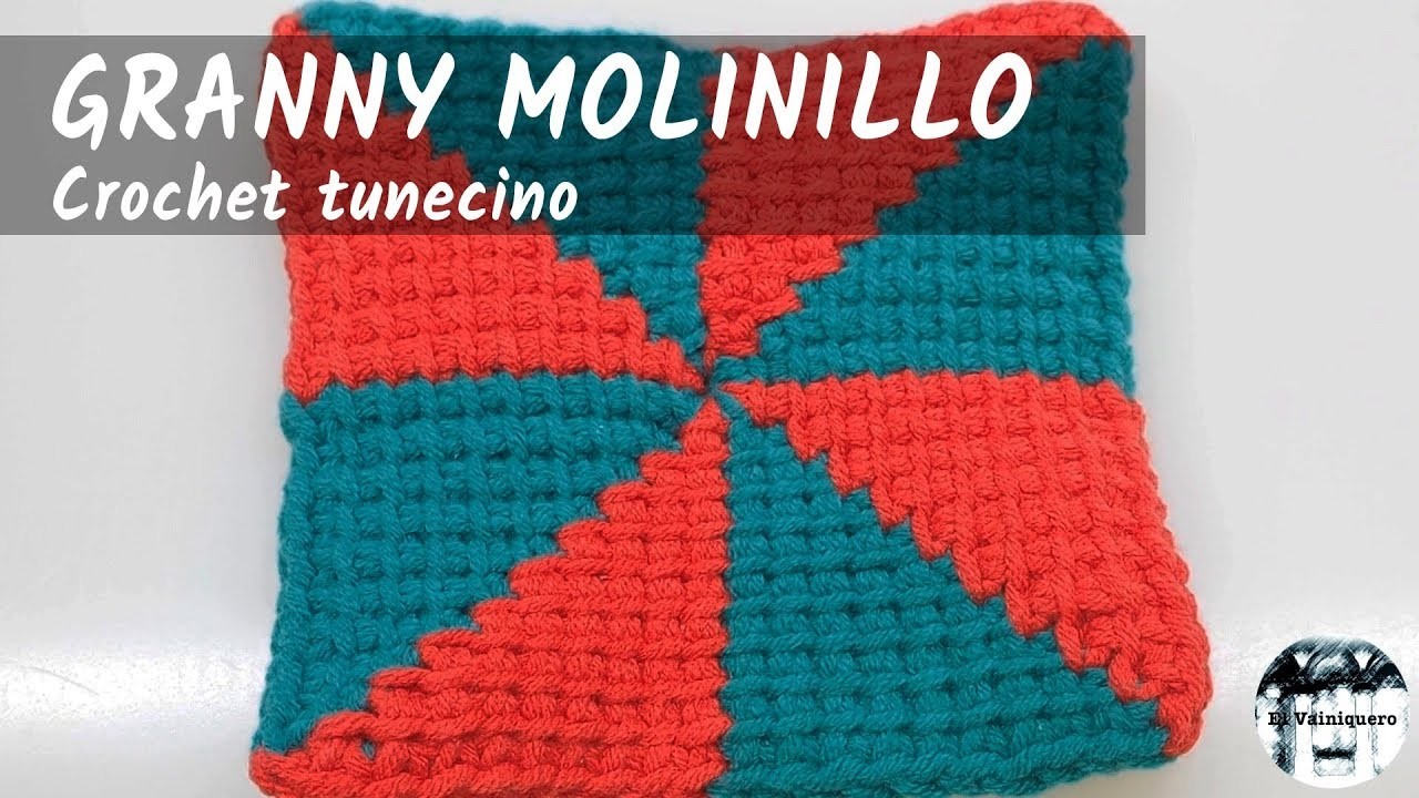 Granny molinillo - Crochet tunecino