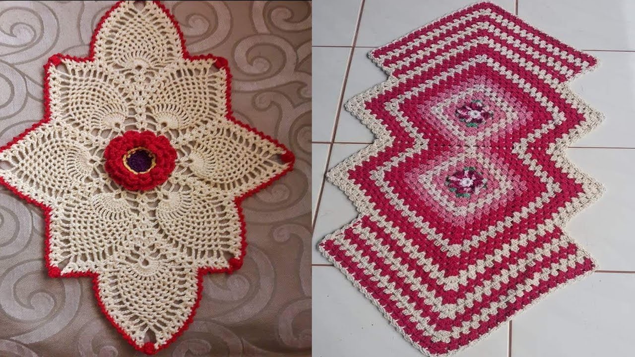 HERMOSOS TAPETES _ TEJIDOS A CROCHET