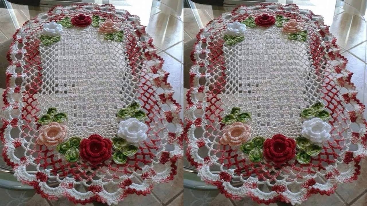 Mantel de Flores  Tejidos a Crochet