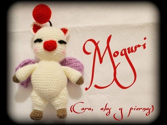 Moguri (cara, alas, y piernas) || Crochet o ganchillo.