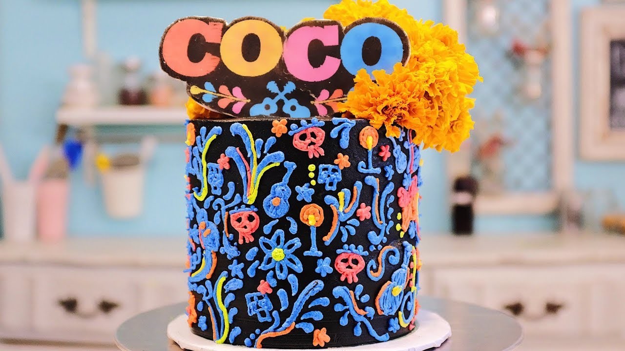 PASTEL COCO PIXAR. DIA DE MUERTOS. DANI FLOWERS