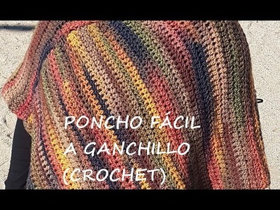 PONCHO FÁCIL A GANCHILLO