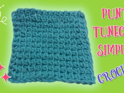 Punto tunecino simple ???? crochet ????