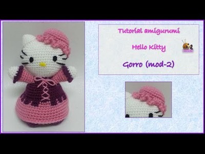 Tutorial amigurumi Hello Kitty - Gorro (mod-2)