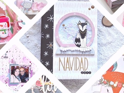 Adiós 2017 | Recopilación proyectos scrapbooking y mixed media | Scrapeando con Rocío
