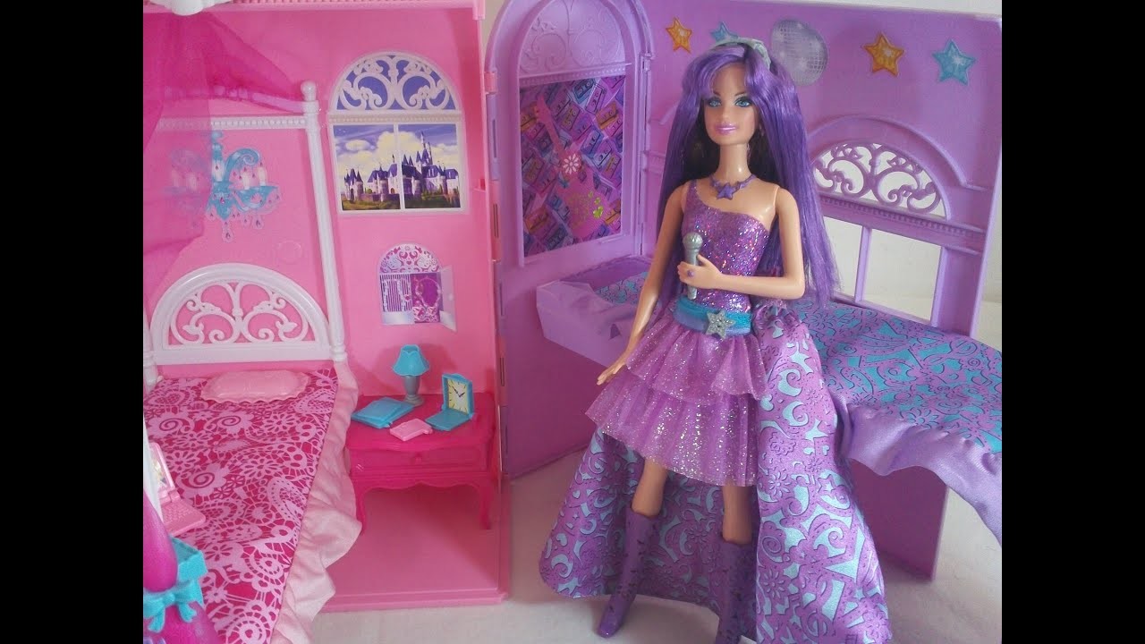 Barbie la Princesa y La Estrella del Pop Recamara. Barbie The Princess and The Popstar Playset