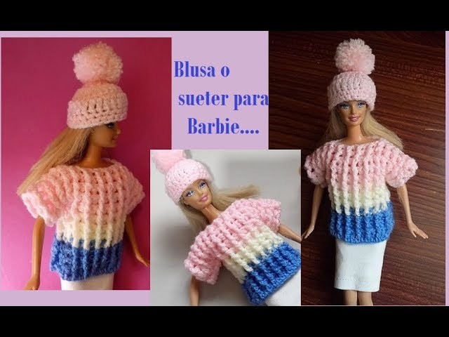 Blusa o suéter para barbie
