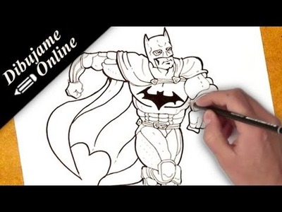Como dibujar a batman | como dibujar a batman paso a paso