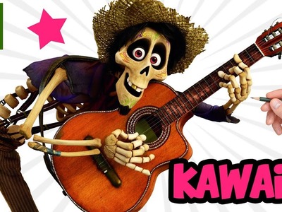COMO DIBUJAR A HECTOR DE COCO AL ESTILO KAWAII - Coco de Pixar al estilo Kawaii