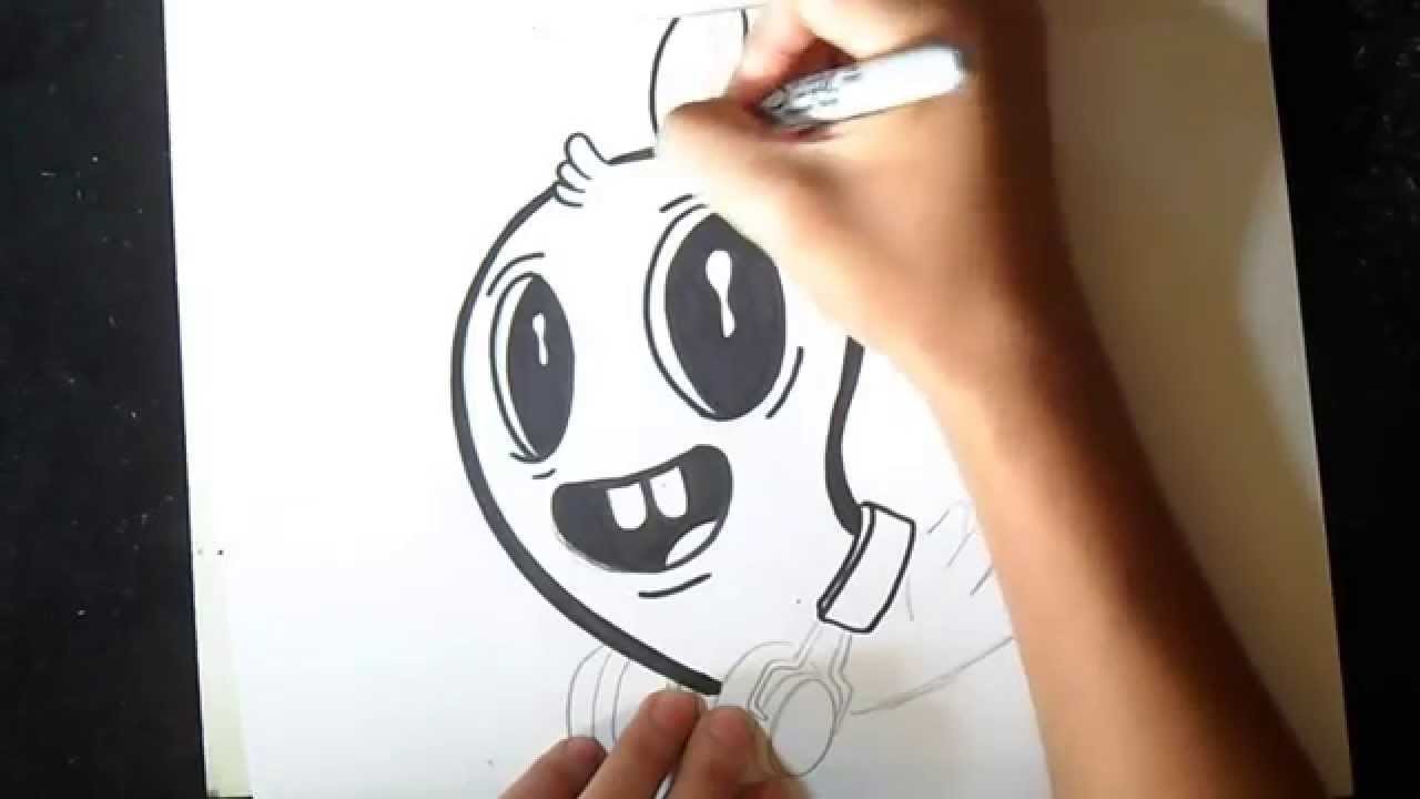 Cómo dibujar un conejo Graffiti
