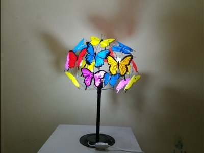 COMO HACER lampara de mariposas, fácil y bonita |manualidades creativas|
